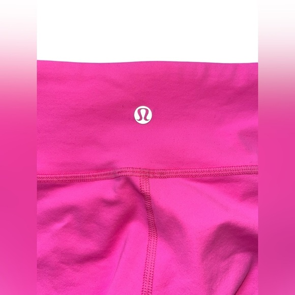 Lululemon Pink Cropped Leggings Pants  Size 6 - Picture 5 of 8